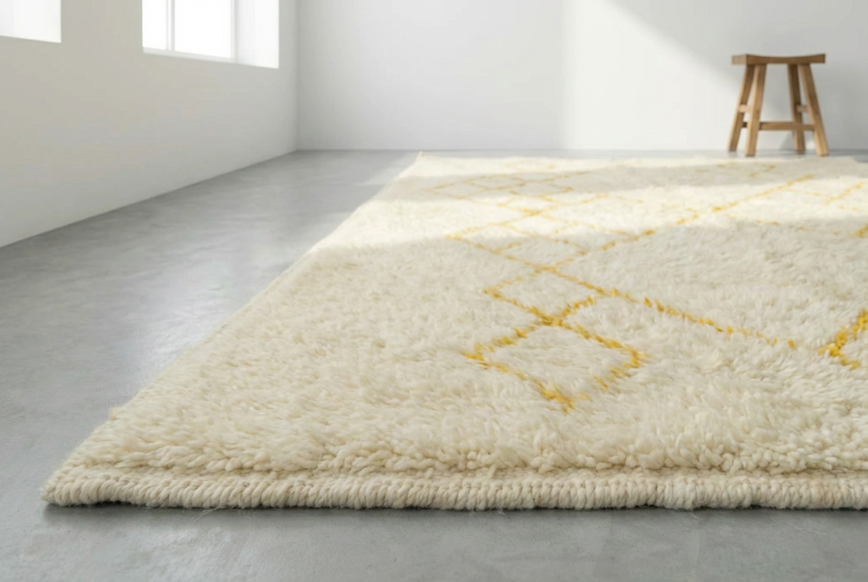 Custom Moroccan Rugs | Handmade Berber Carpets | Beni Ourain Wool Rugs
