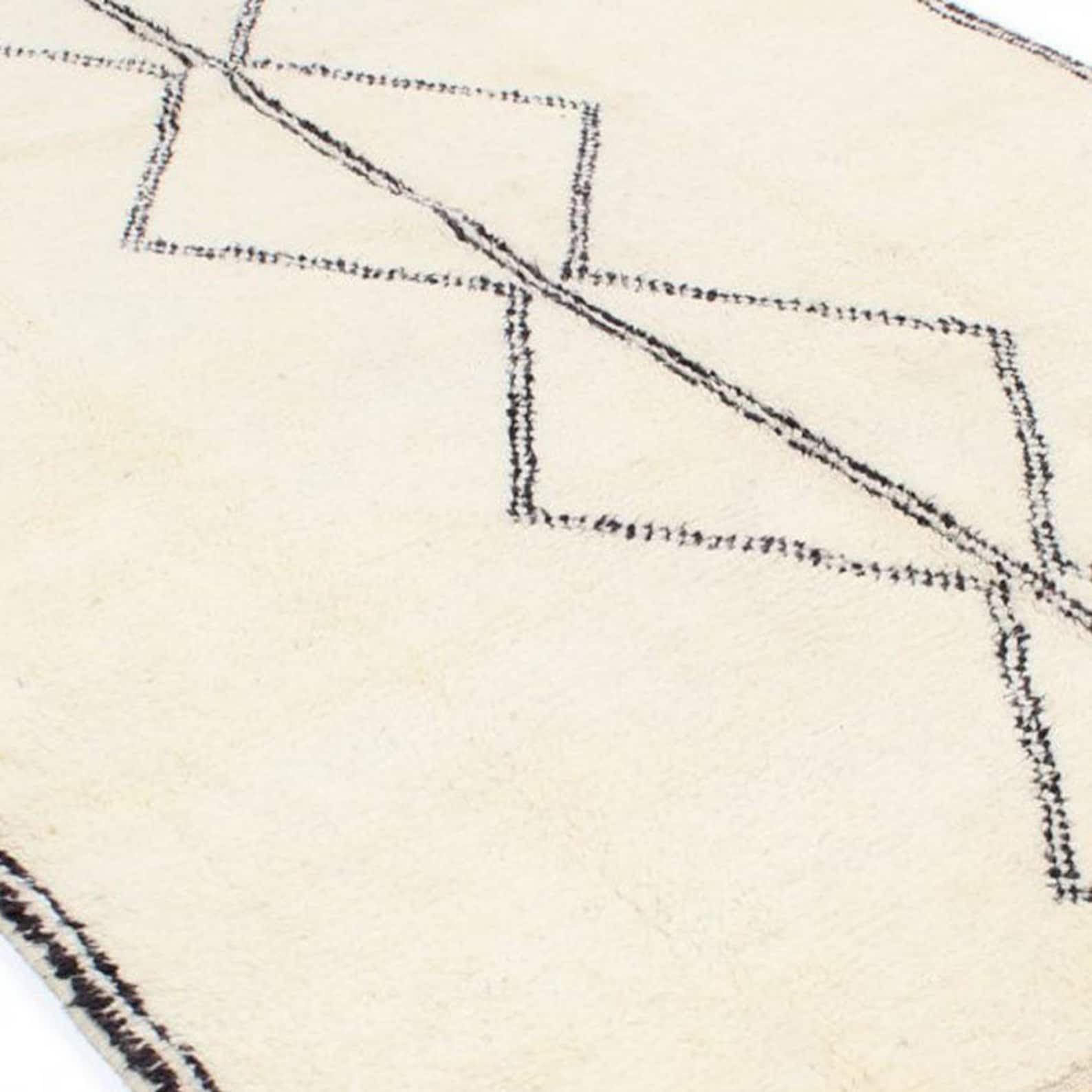 Aicha - Traditional Yellow Cream And Blue Carpet From Fint - Moroccan Rug, Berber Carpet, Custom, Handmade