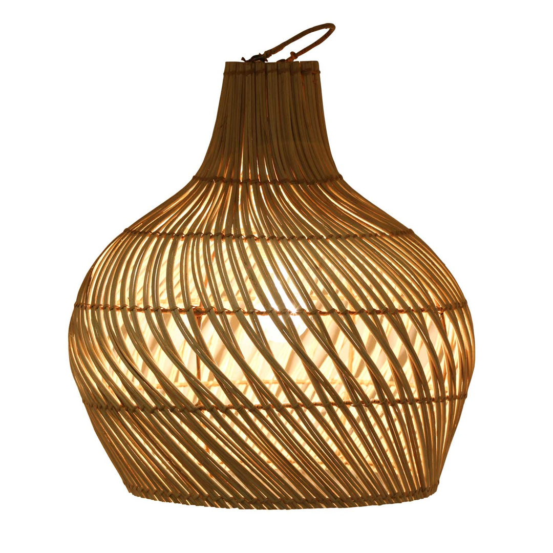 Rattan Lampe 
