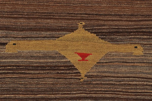 Kelim Teppich  – 105 x 100 cm Unikat 10