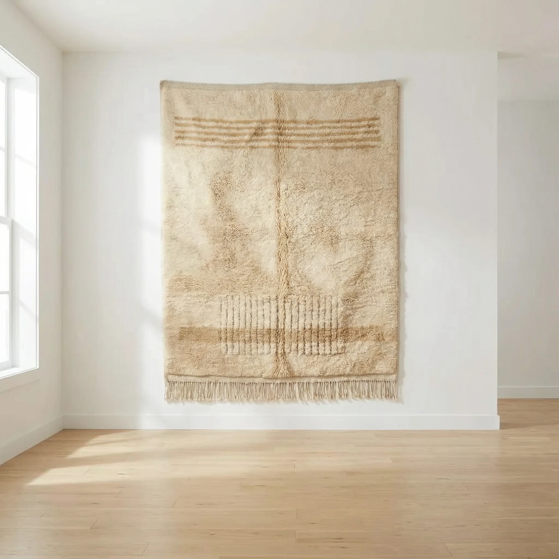Beni ourain marokkanischer Berber Teppich    L 250 x 170 cm
