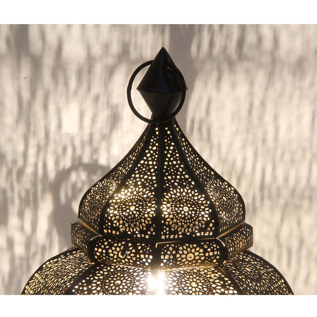Orientalische Tischlampe  – Schwarz Gold,  MONA 