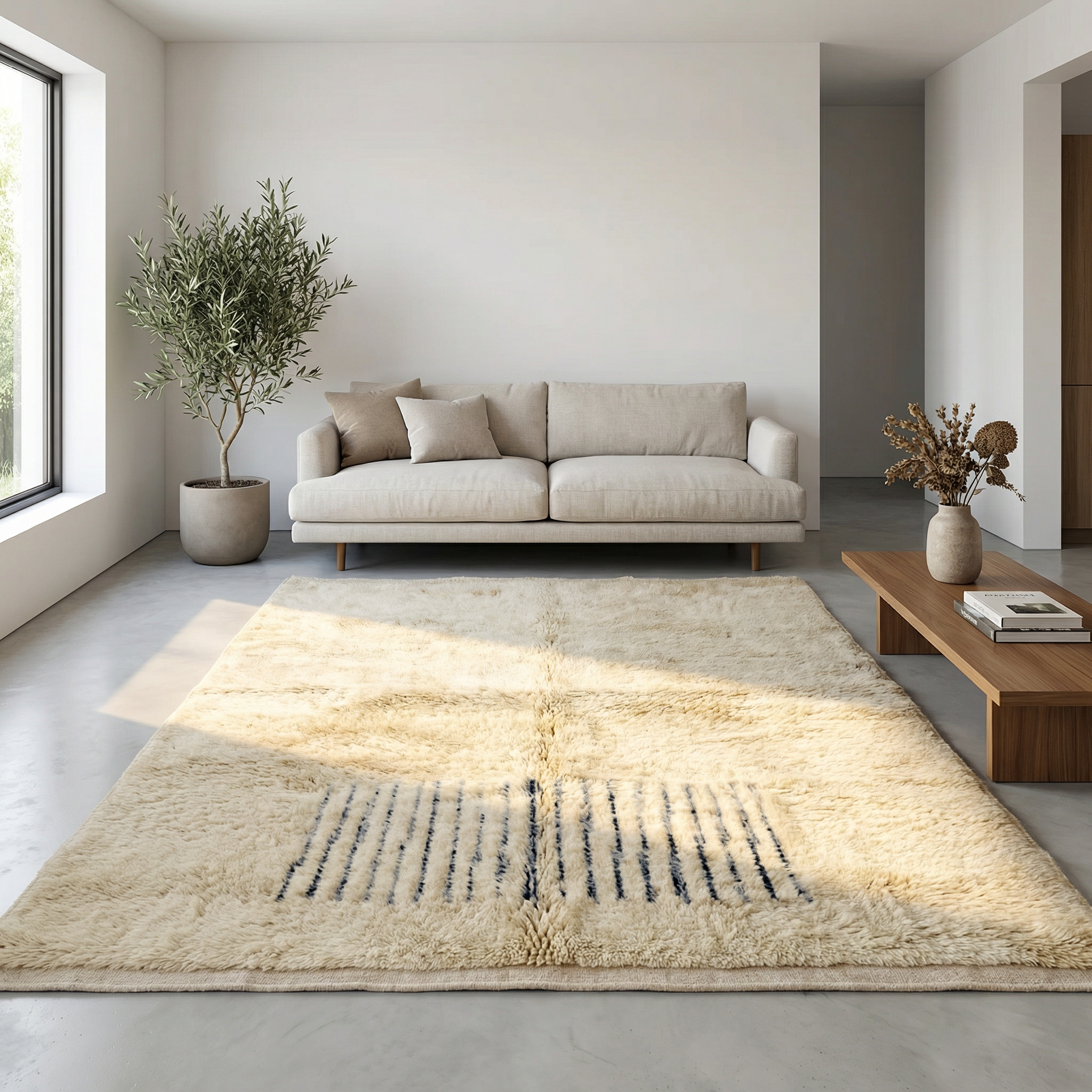  Marokkanischer Beniourain Teppich  Bel D10