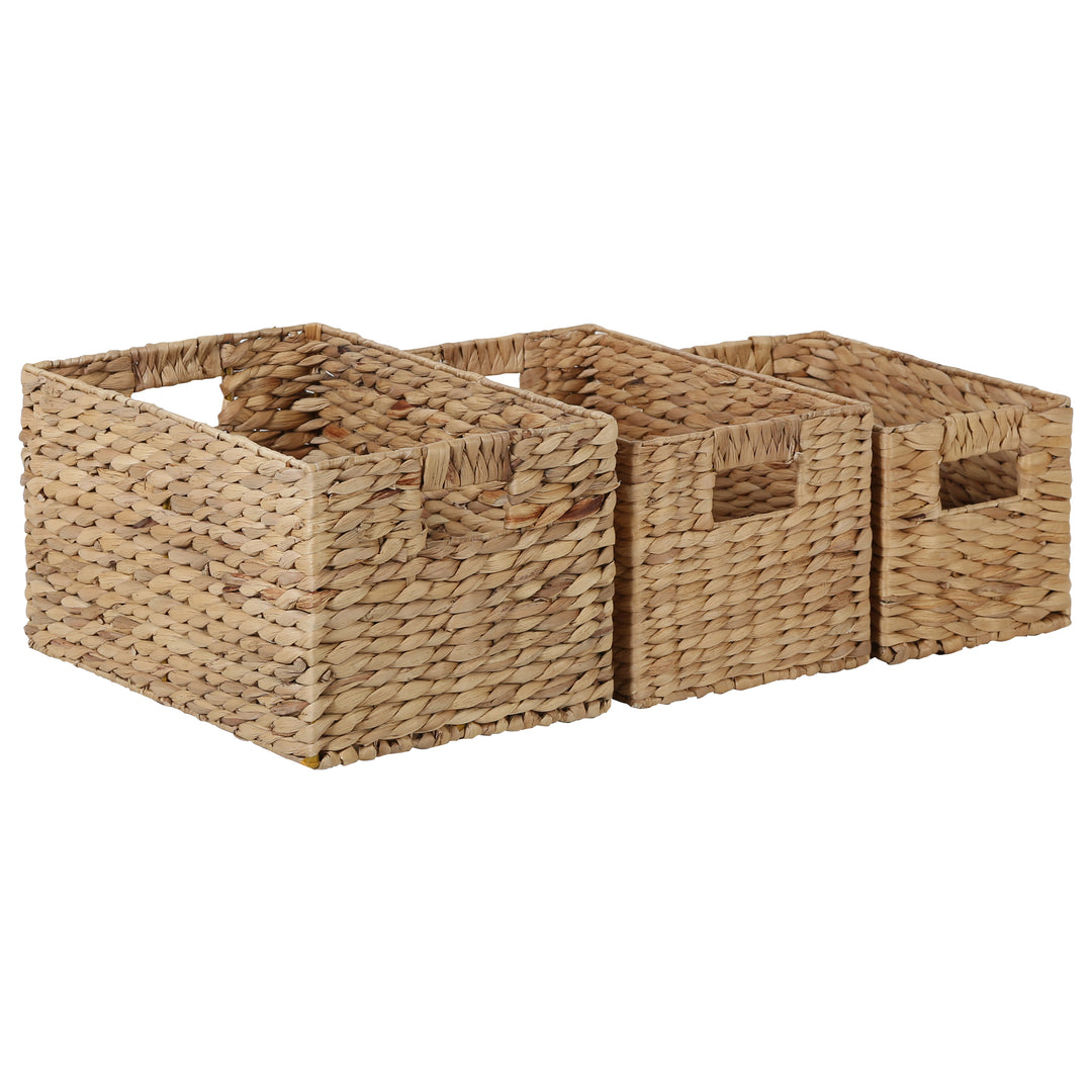 3er Set Aufbewahrungskörbe aus Seegras