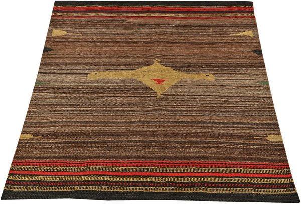Kelim Teppich  – 105 x 100 cm Unikat 10