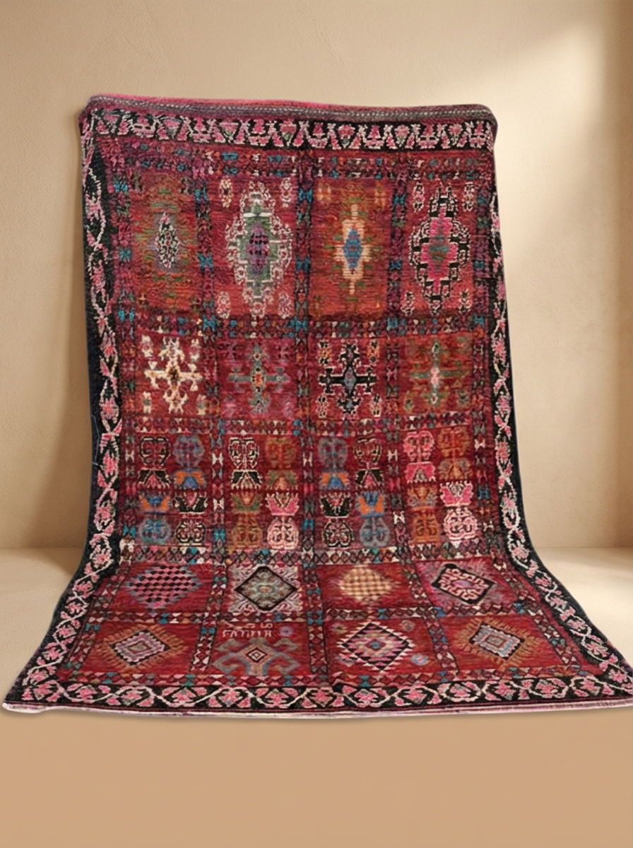 Alter Vintge Teppich  290 x 180 cm – Unikat  V17