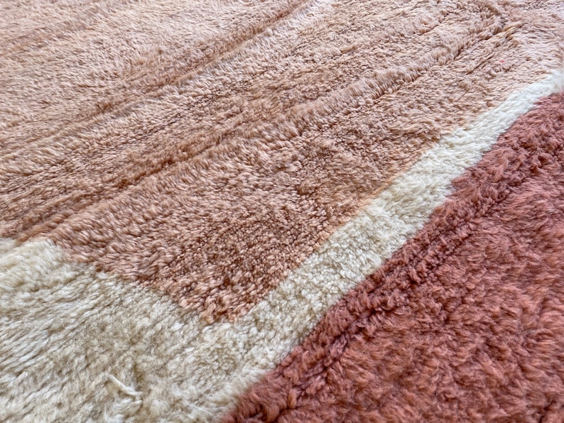 Aicha - Traditional Yellow Cream And Blue Carpet From Fint - Moroccan Rug, Berber Carpet, Custom, Handmade