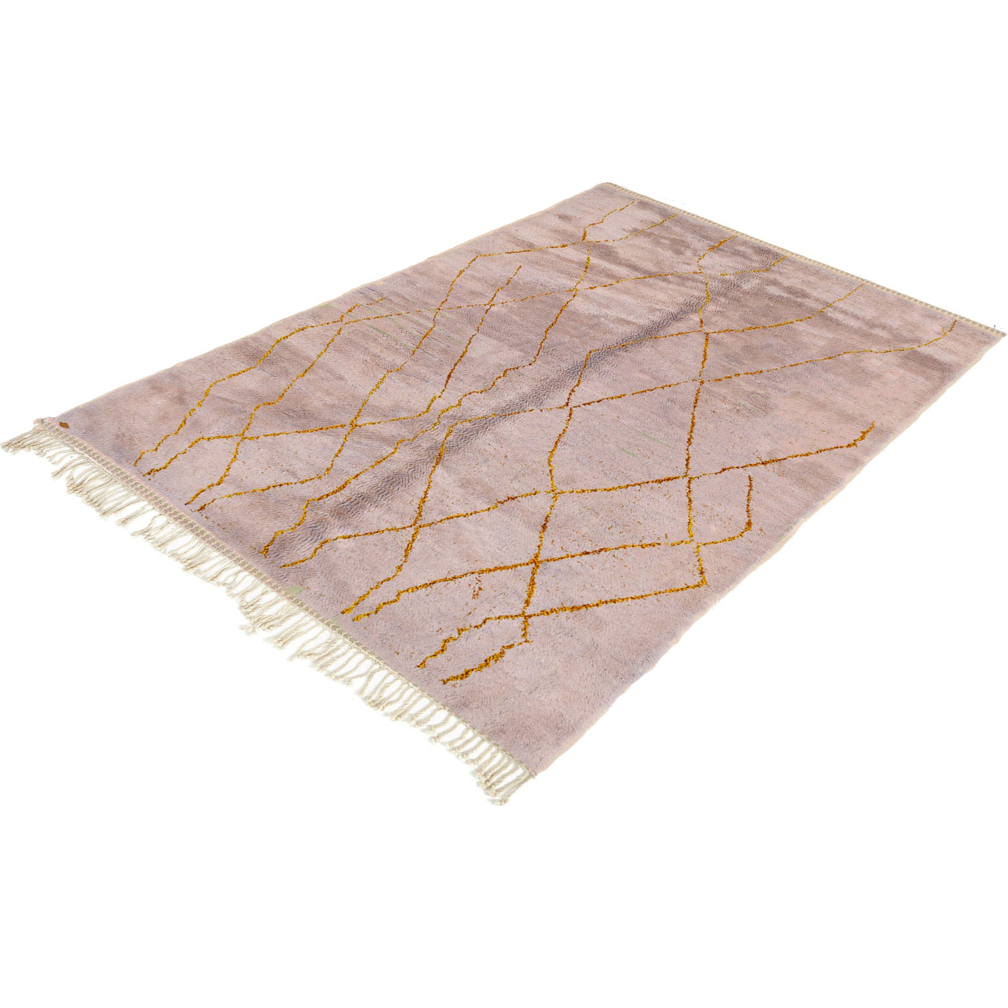 Artistic Berber Carpet for Modern Spaces- Beni Ourain Moroccan Rug