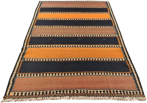 Alter Kelim Teppich  – 215 x 140 cm Unikat 14