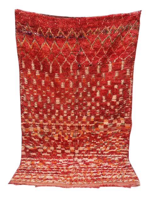 Alter Teppich – vintage Moroccan  Rug Beni Mguild   230 x 150 cm – Unikat  V32