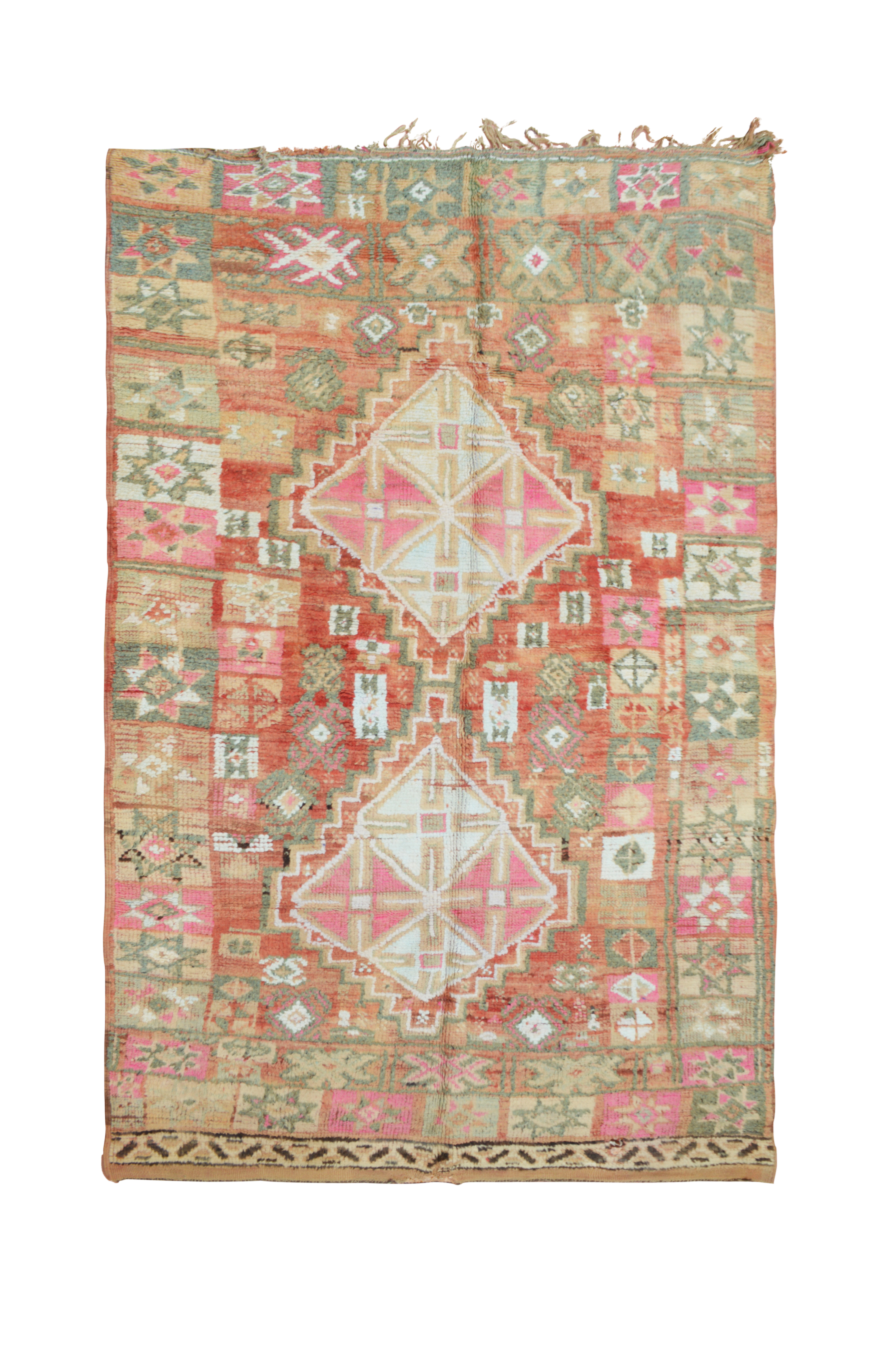 280 cm x 205 cm vintage Boujad rug 