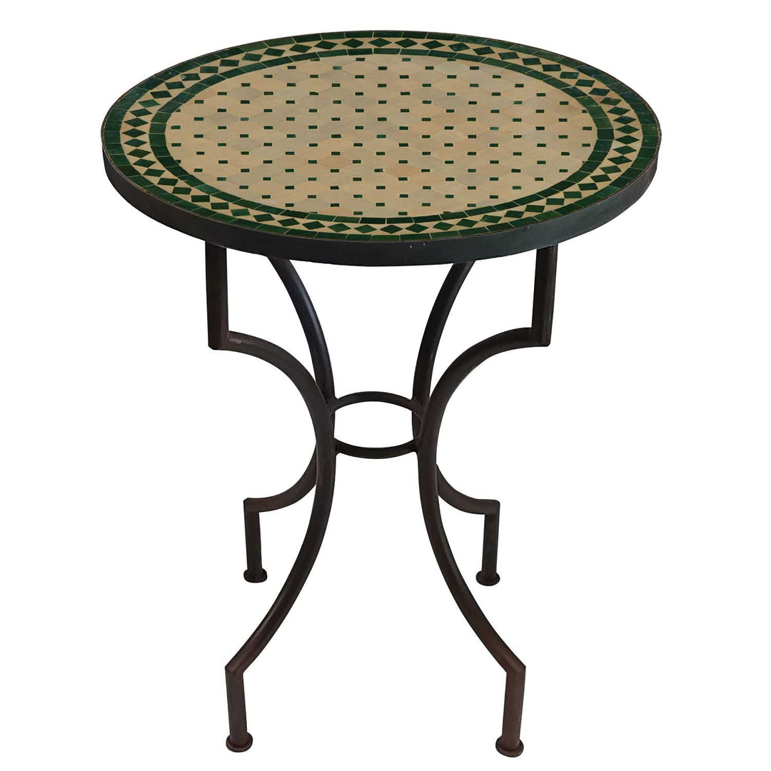 Mosaiktisch  Marokkanischer Gartentisch  Grün