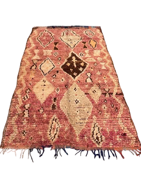 Alter Berberteppich  195 x  120 cm – Unikat V4