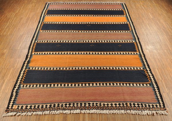 Alter Kelim Teppich  – 215 x 140 cm Unikat 14