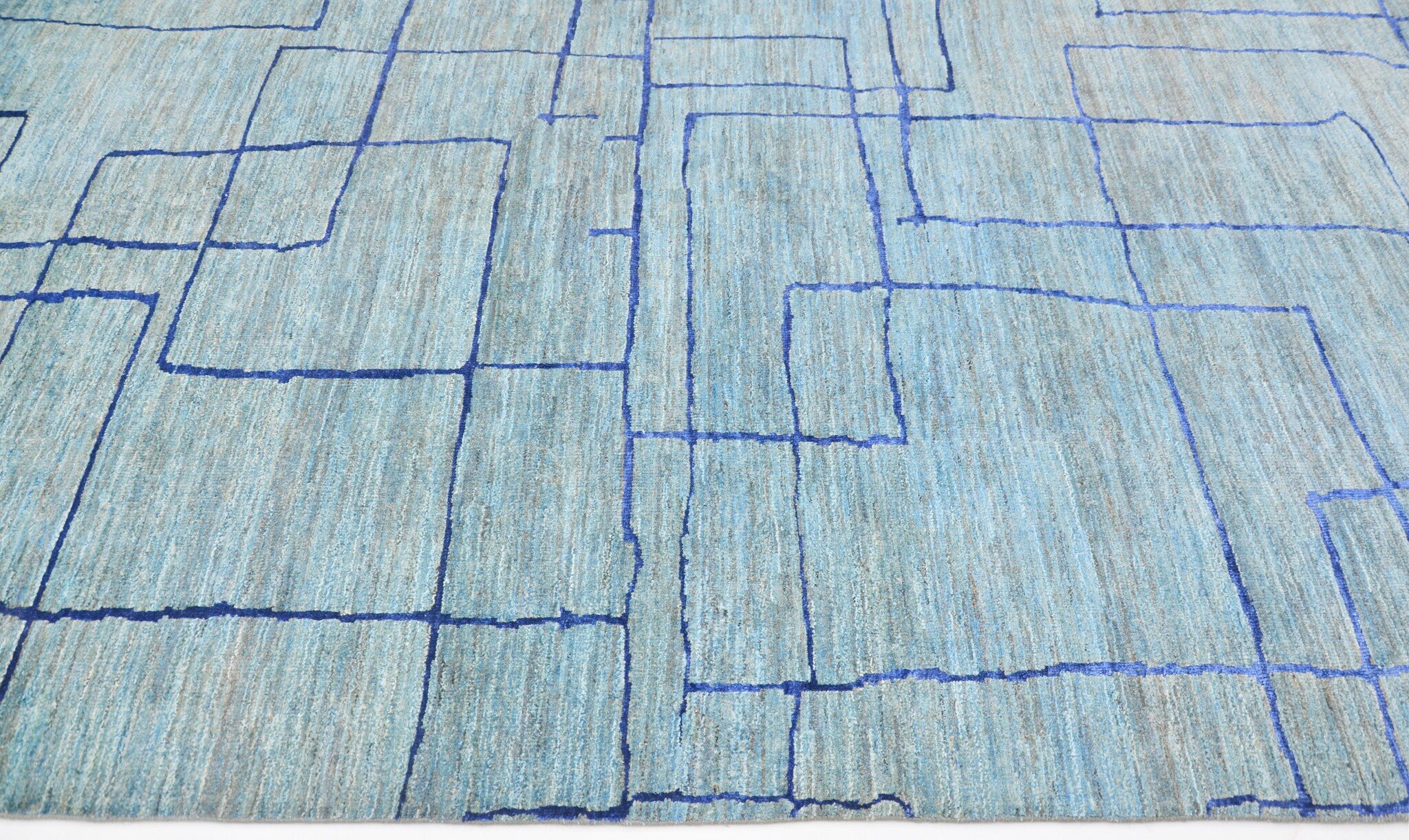 Gabbeh Teppich Blau – 295 X 197 cm 
