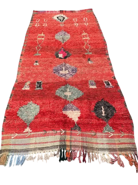 Vintage Berber Teppich   300 x 150 cm – Unikat  V26