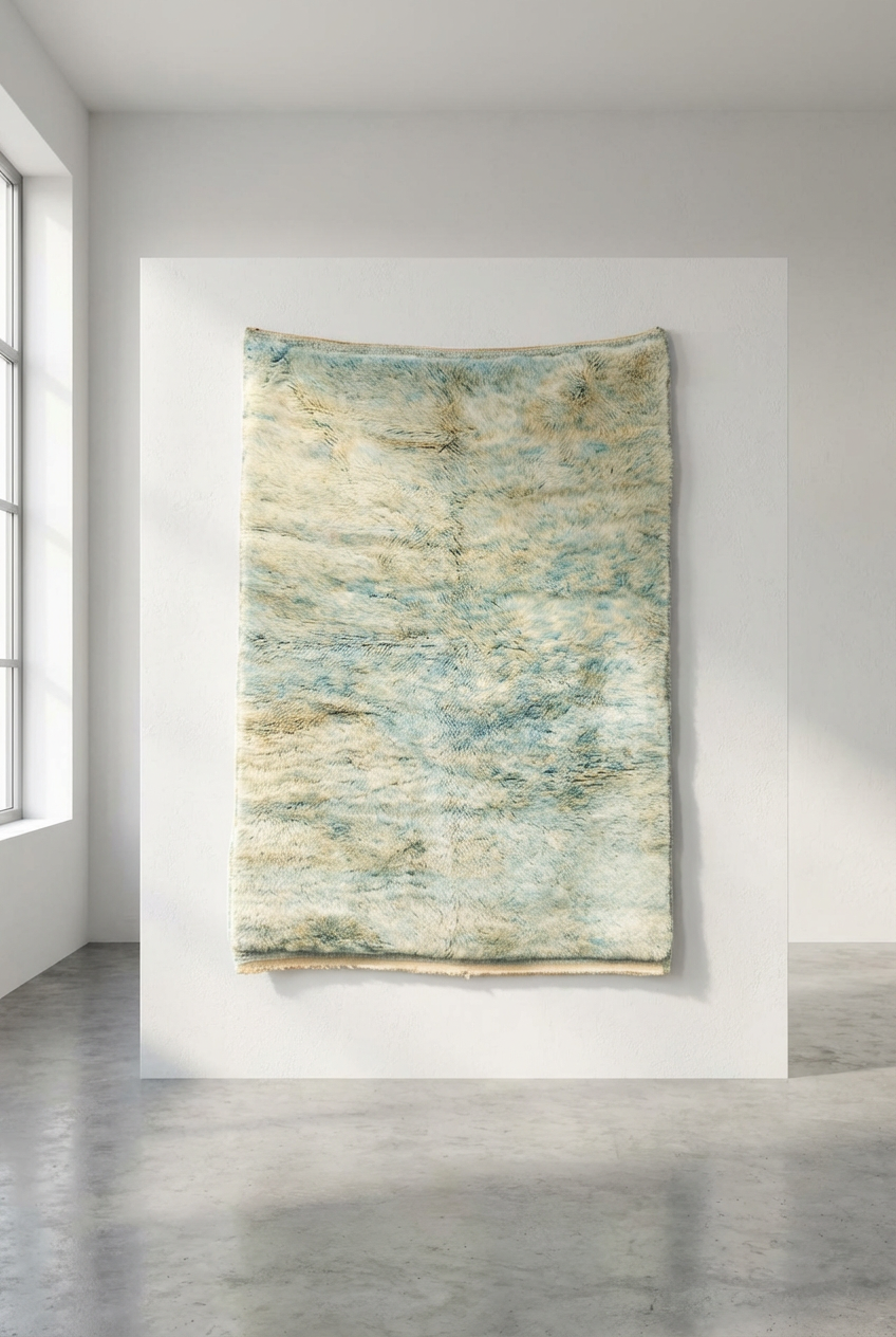 HOCHFLOR-TEPPICH BLAU 