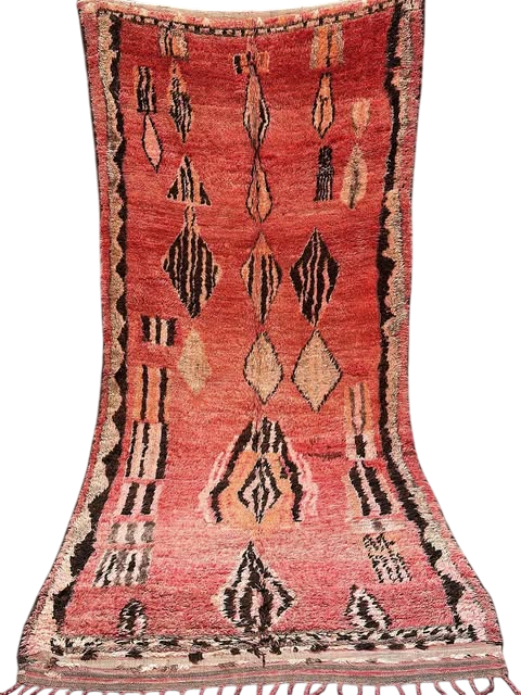 Alter Teppich – vintage Moroccan  Rug   310 x 140 cm – Unikat  V33