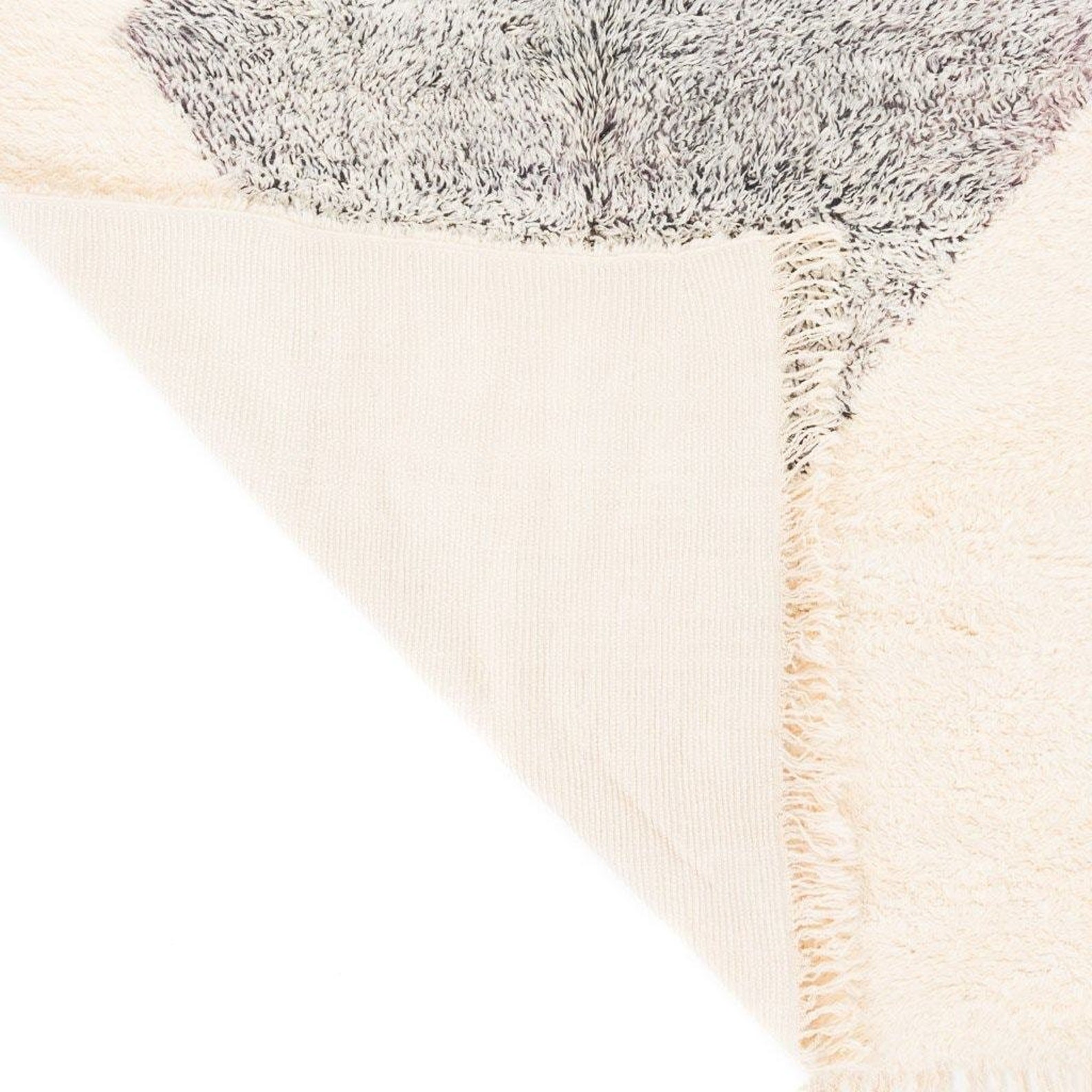 Beige and Black - Moroccan Berber rug with Diamond Pattern - Beni ourain rug - all wool berber rug - Custom area rug - handmade rug - Genuine lamb wool - berber wool rug - area