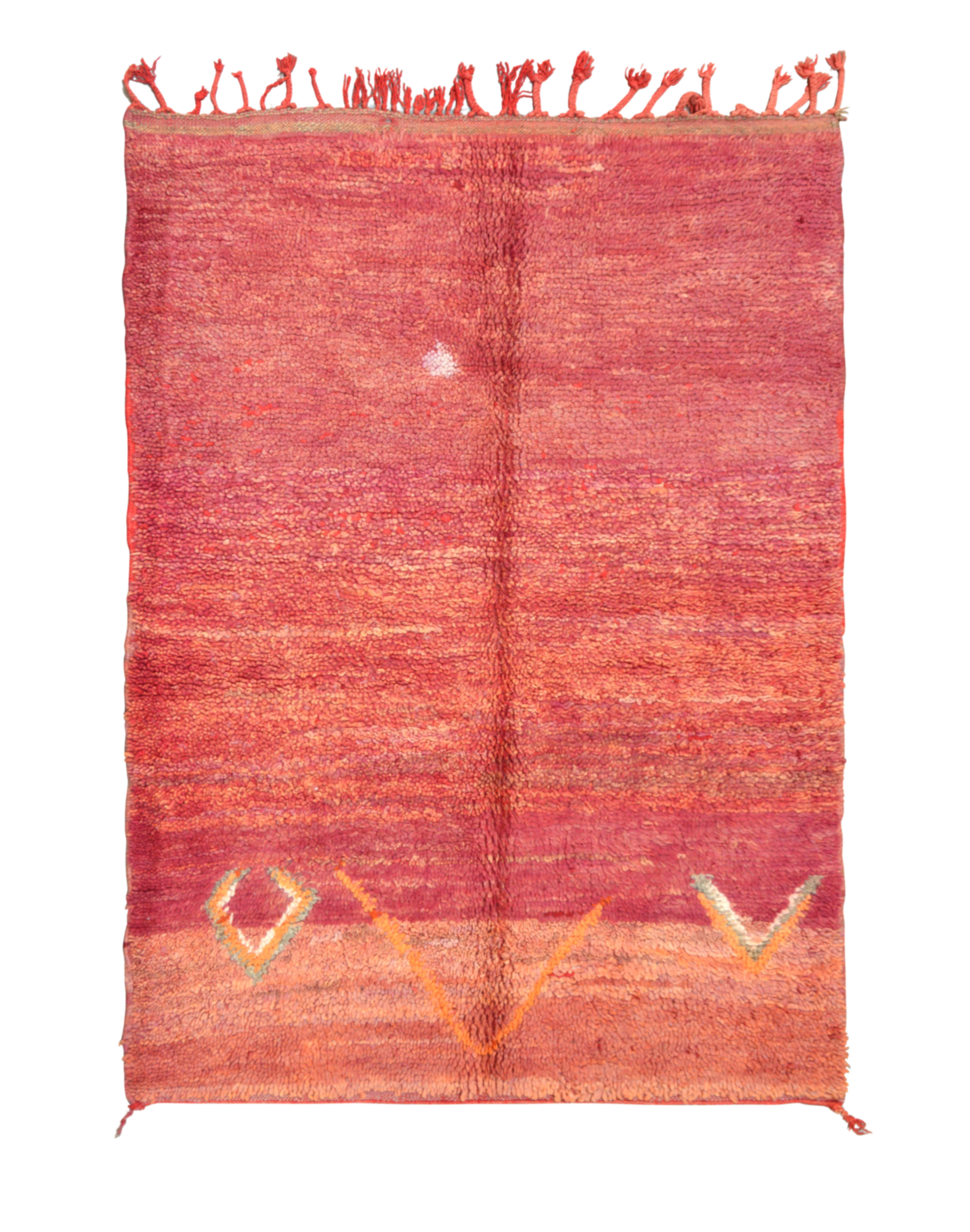 160 cm x 115 cm vintage Teppich aus Rehamna 