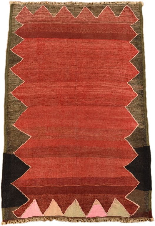 vintage  Kelim Teppich – 185 x 120 cm Unikat 2