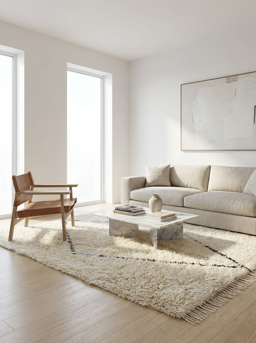 Berberteppich nach Maß  "ANNA"  Maß: XS  150 x 100 cm 