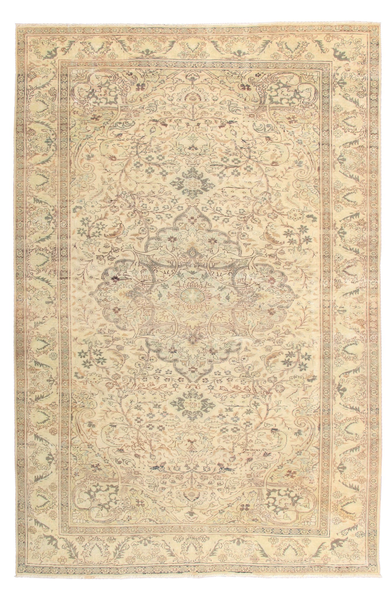  Handgknüpfter  vintage  teppich  295 x 198 cm 