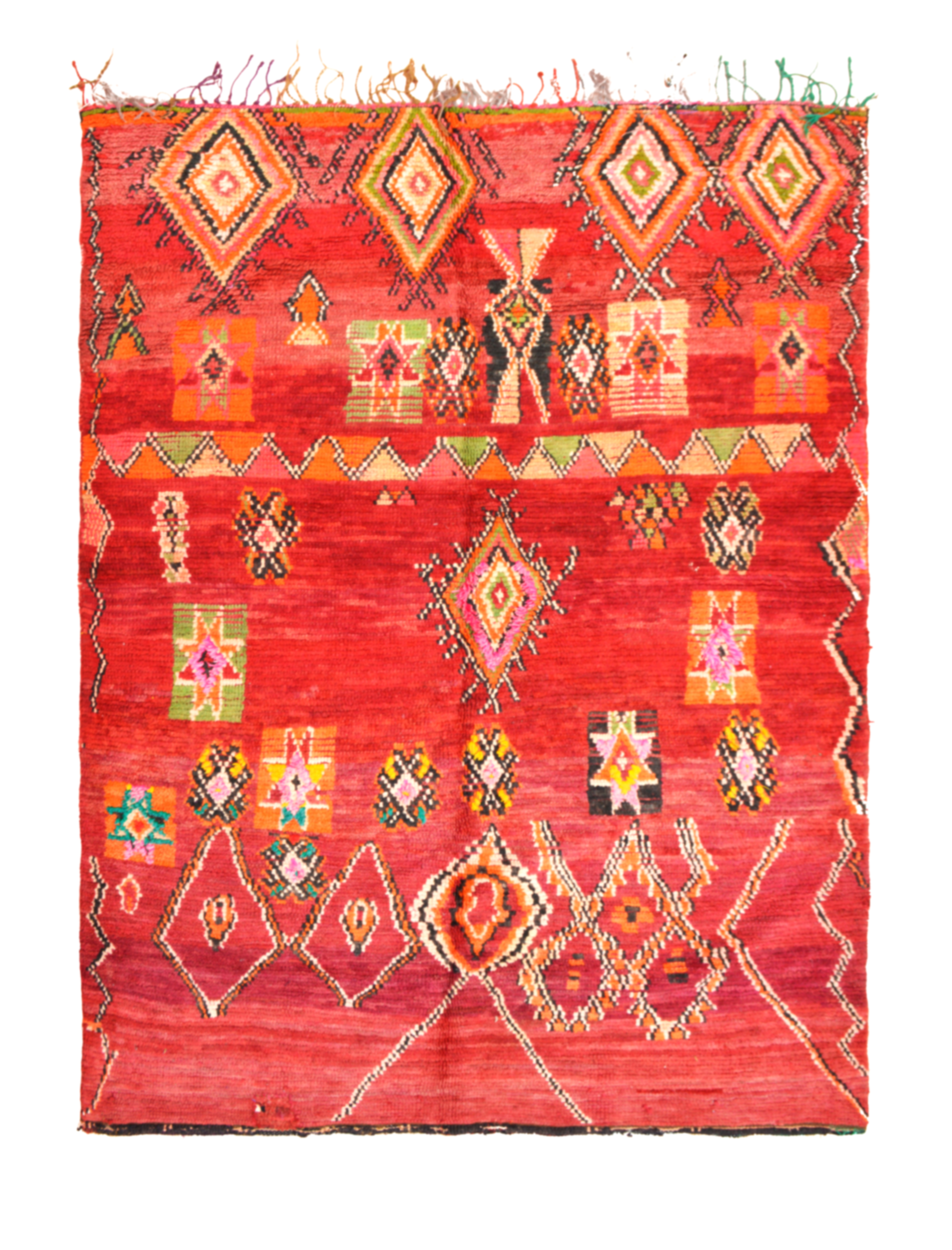 220 cm x 155 cm vintage Boujad rug