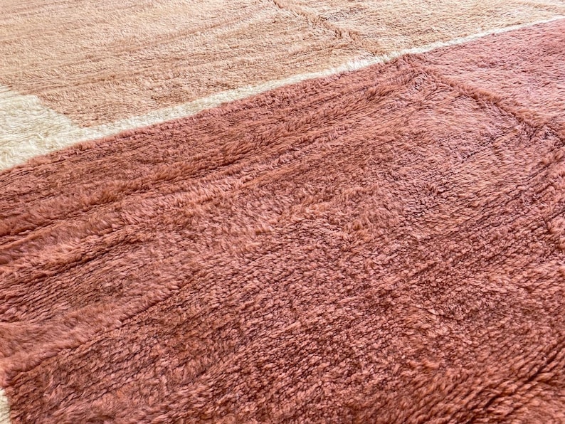 Aicha - Traditional Yellow Cream And Blue Carpet From Fint - Moroccan Rug, Berber Carpet, Custom, Handmade