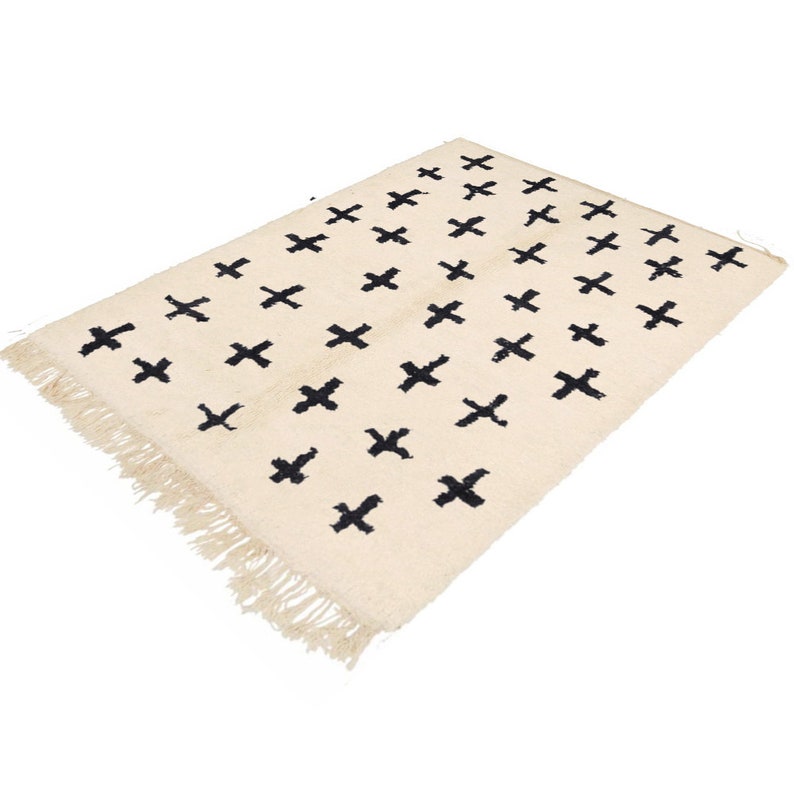Designer Carpet - Traditional Beni Ourain Yellow, Brown, Red, Moroccan Rugs, Berber Carpets, Handmade, Handwoven