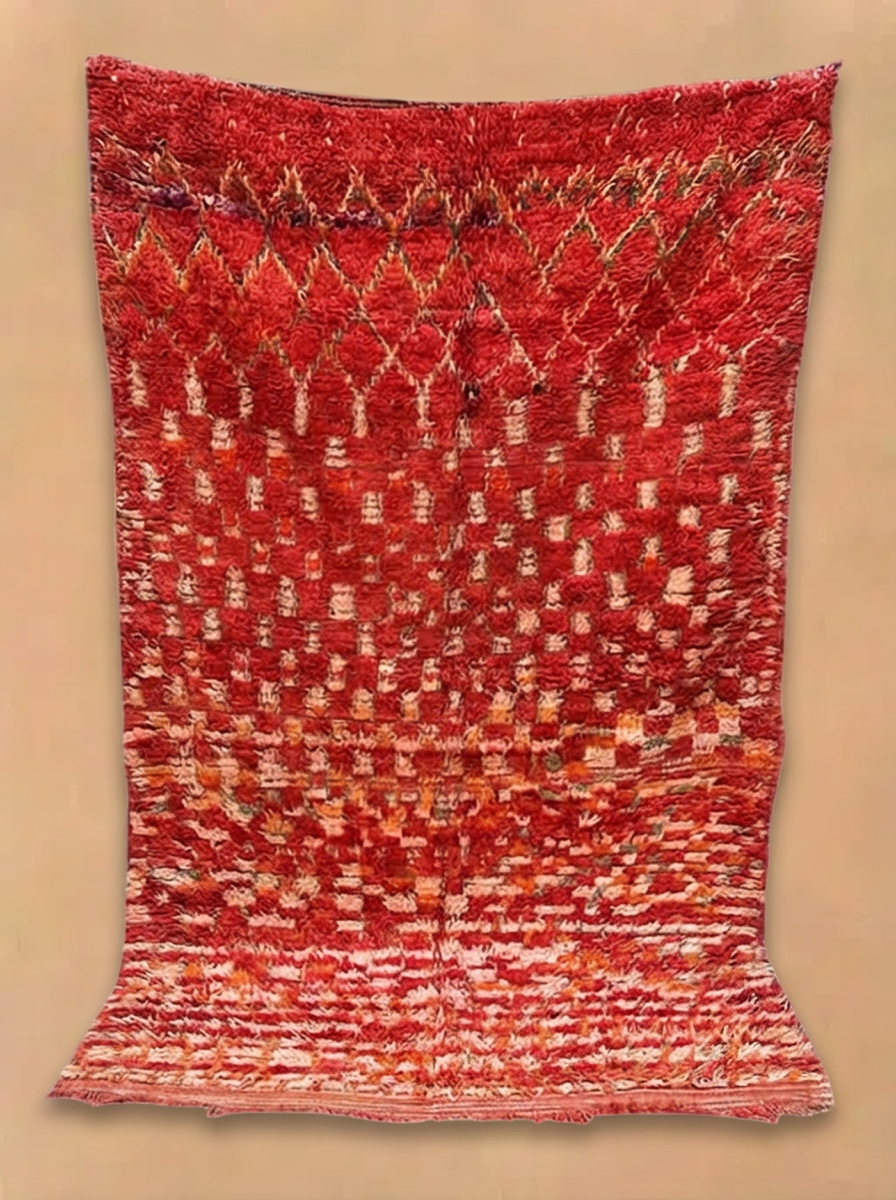 Alter Teppich – vintage Moroccan  Rug Beni Mguild   230 x 150 cm – Unikat  V32