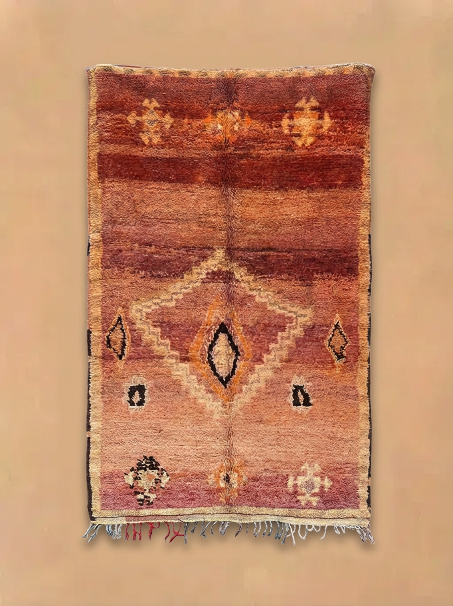 Alter Teppich – vintage Moroccan Boujaad  310 x 160 cm – Unikat  V34