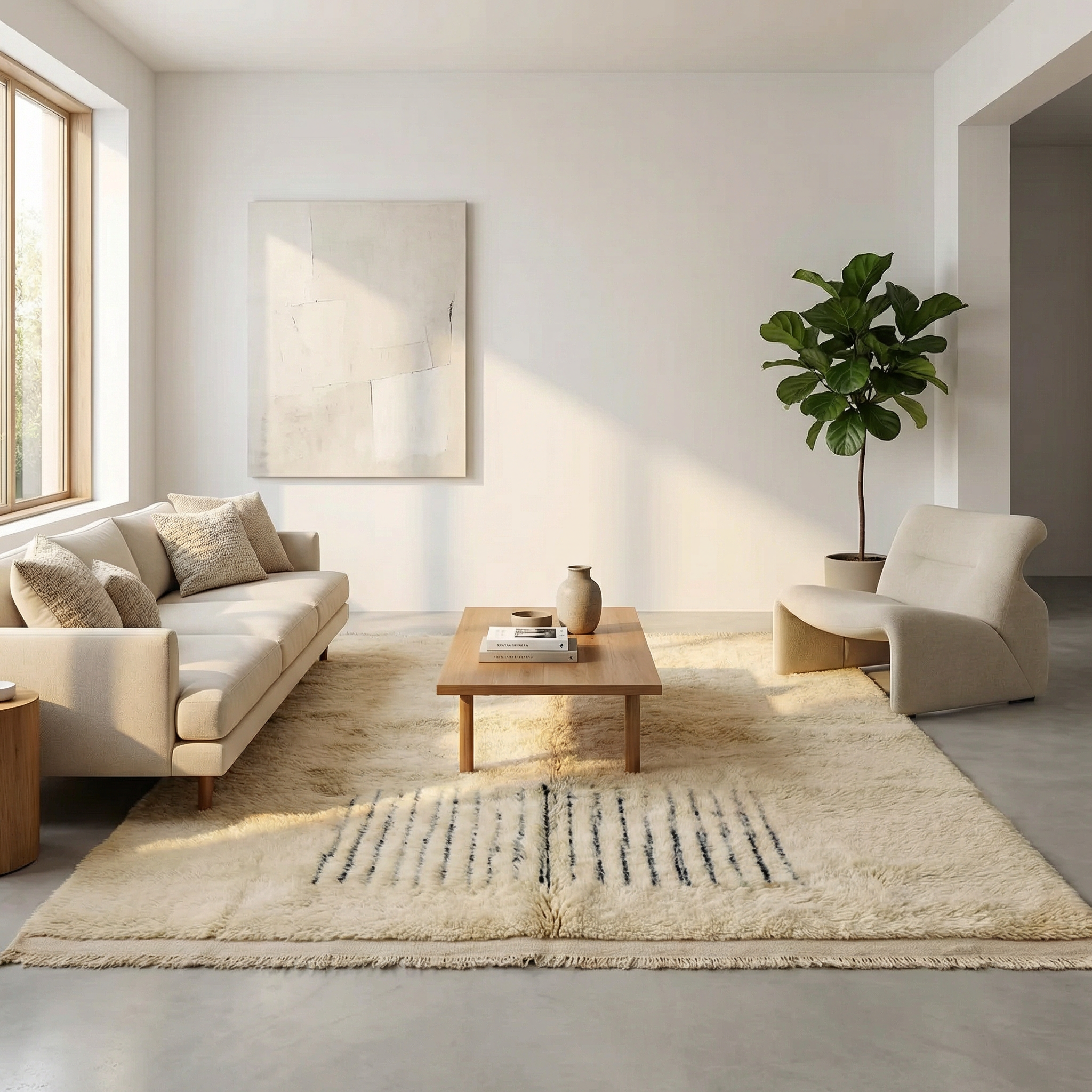  Marokkanischer Beniourain Teppich  Bel D10