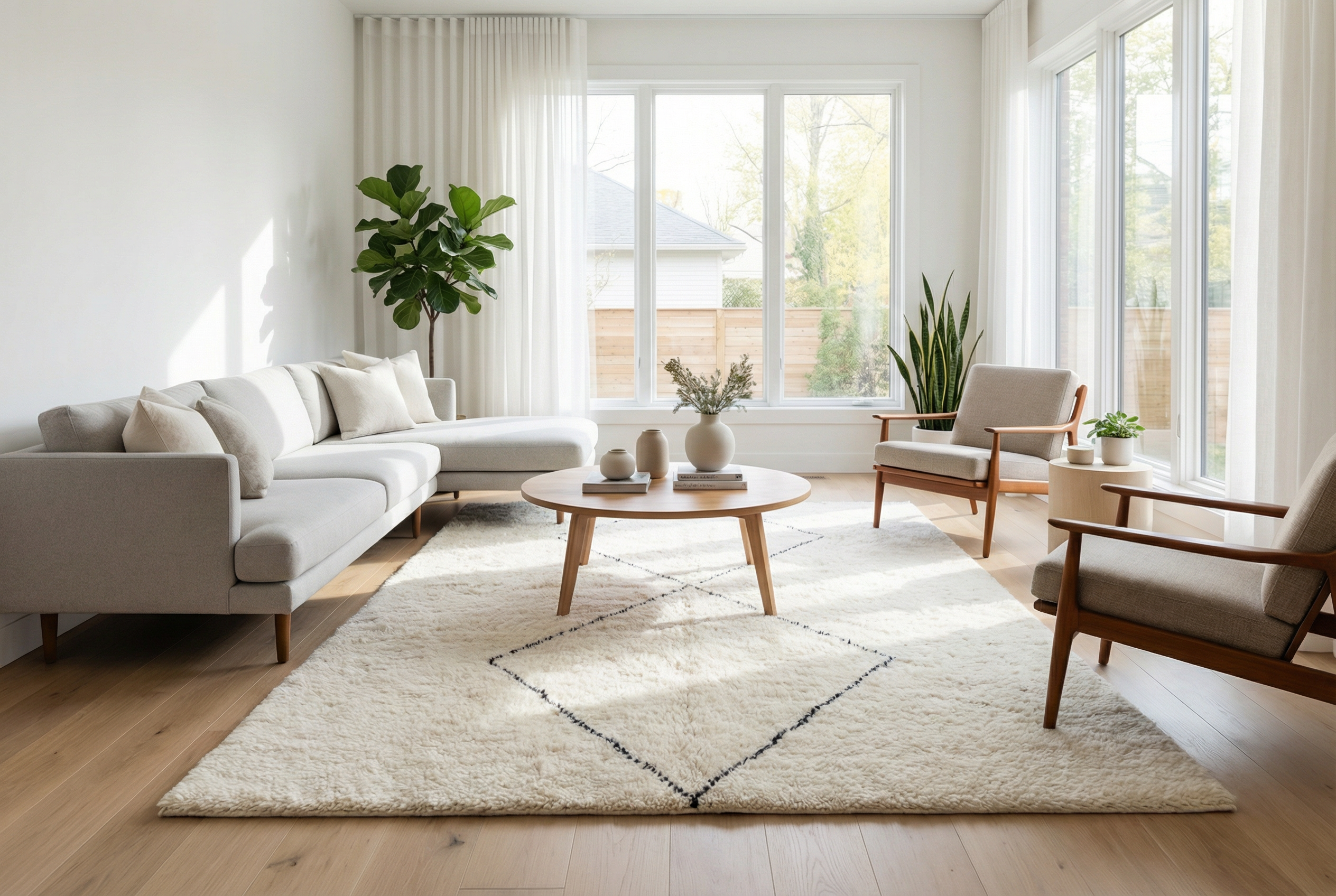 Custom Moroccan Rugs | Handmade Berber Carpets | Beni Ourain Wool Rugs