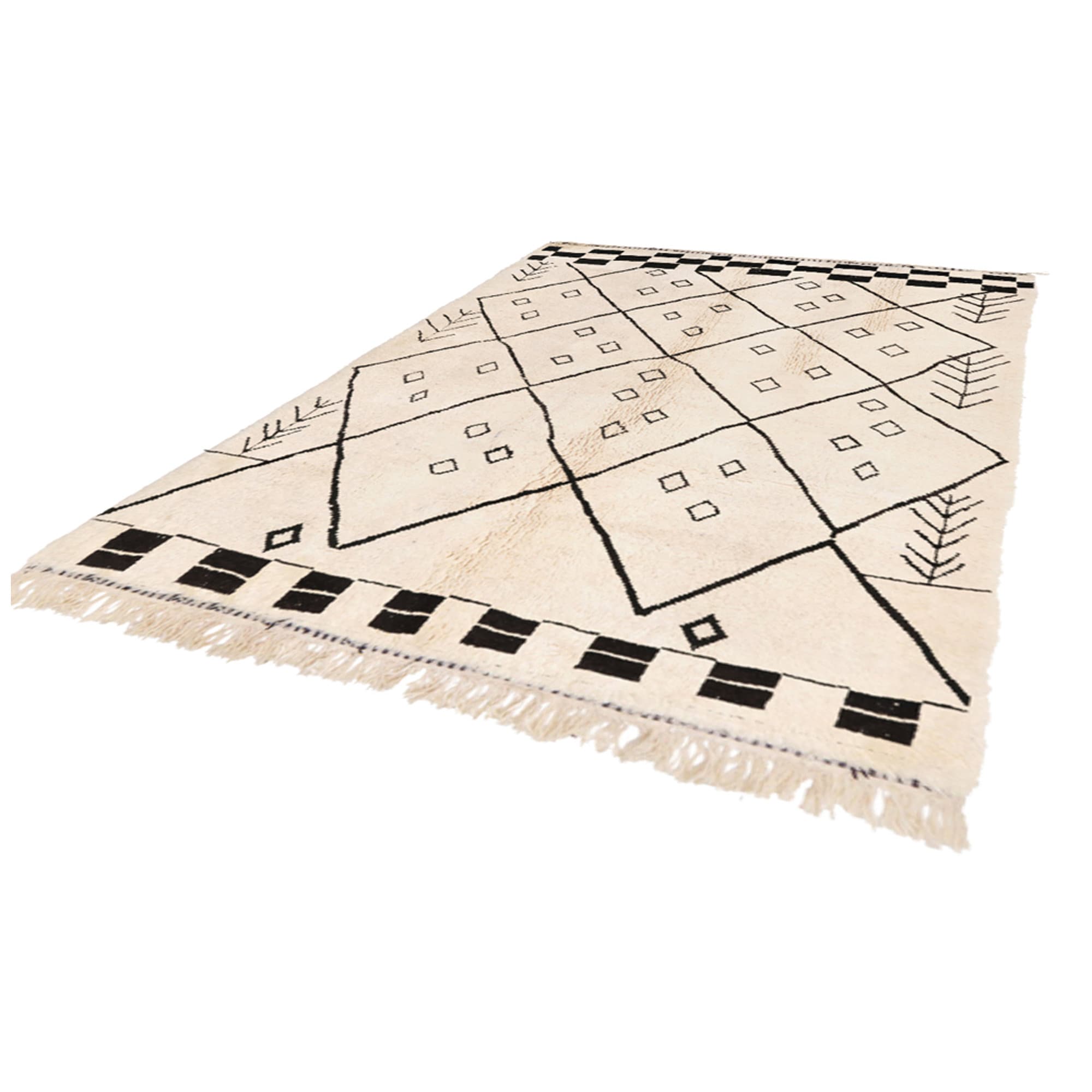 Tapis berbere – Tapis en laine Beni Ourain 