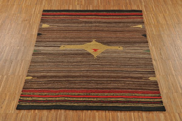 Kelim Teppich  – 105 x 100 cm Unikat 10
