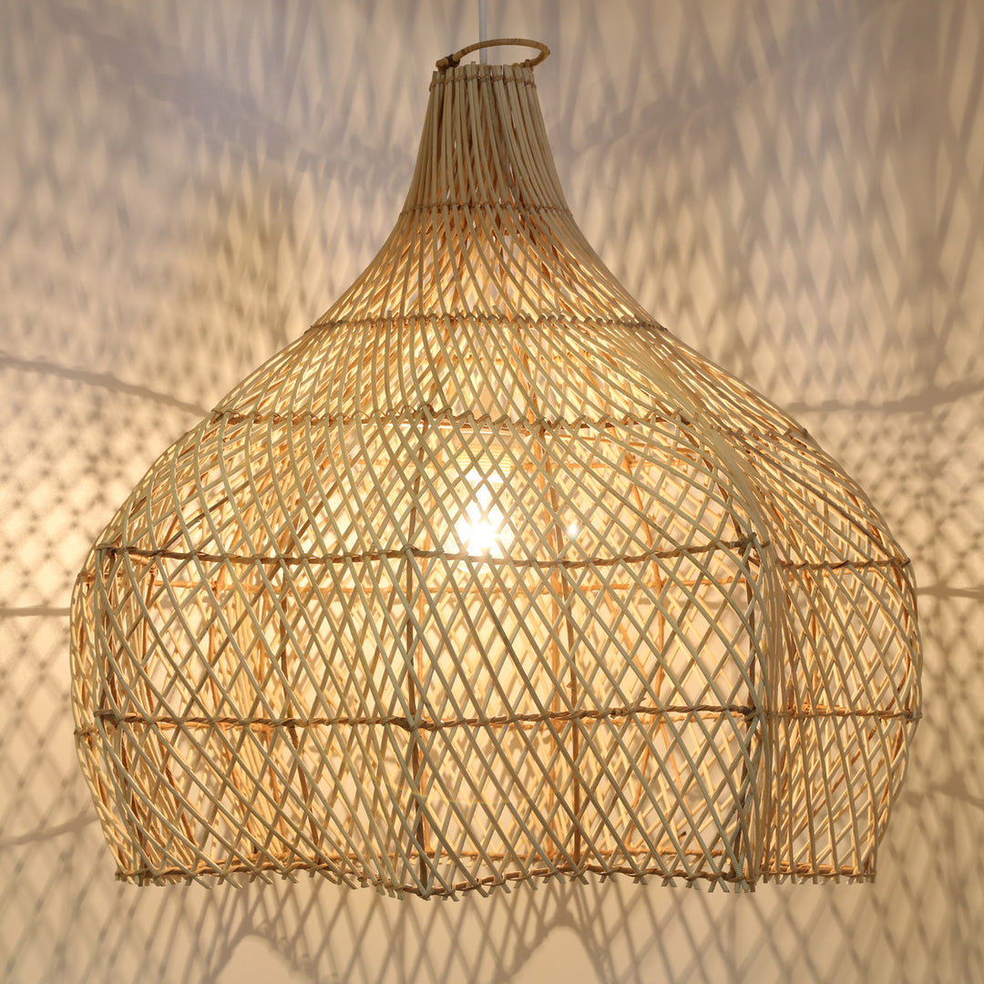 Rattan Deckenleuchte 