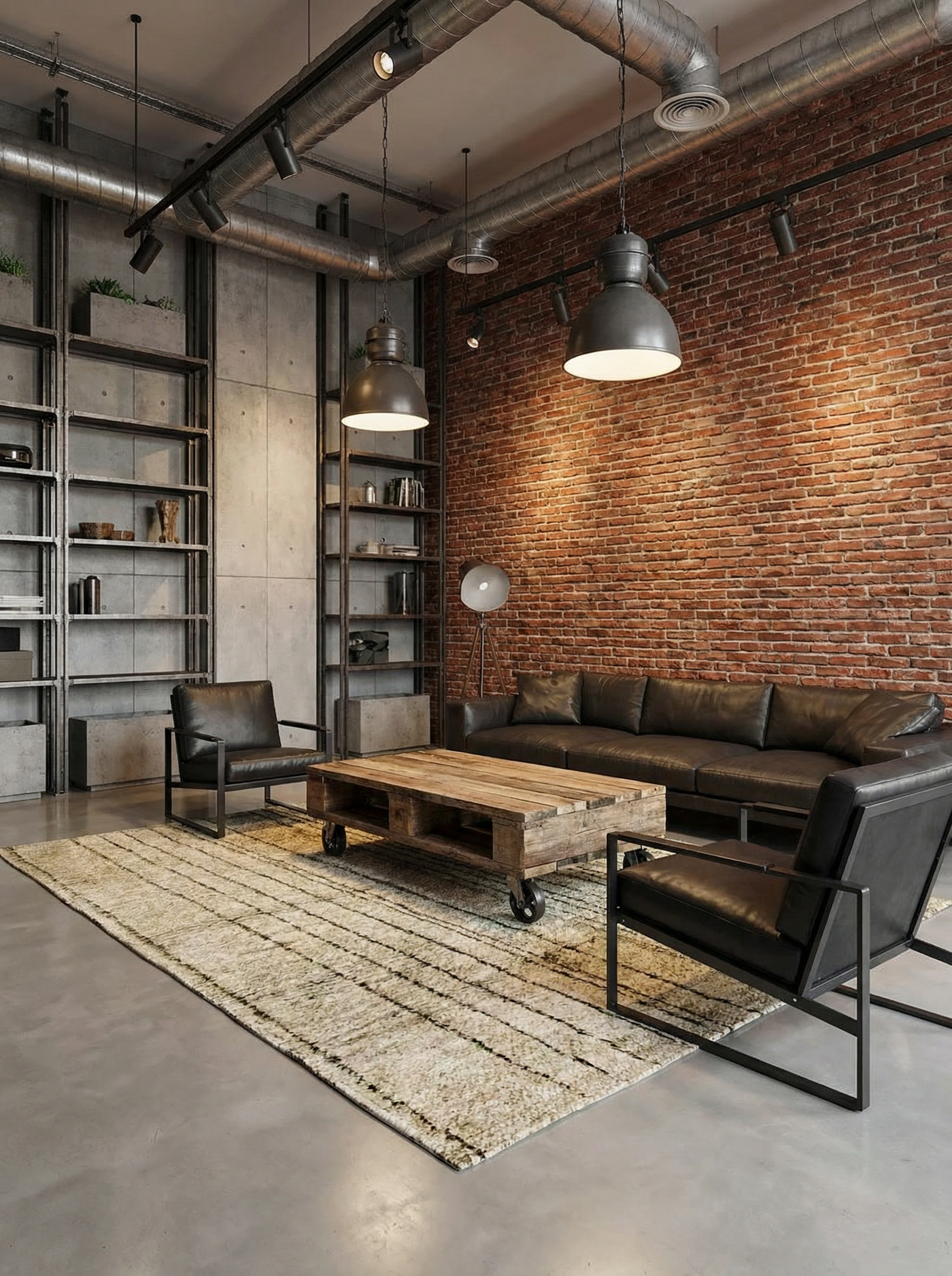 Beni Ourain - Beige And Brown, Triangles, moroccan rug, berber carpet handmade, natural soft cozy wool 