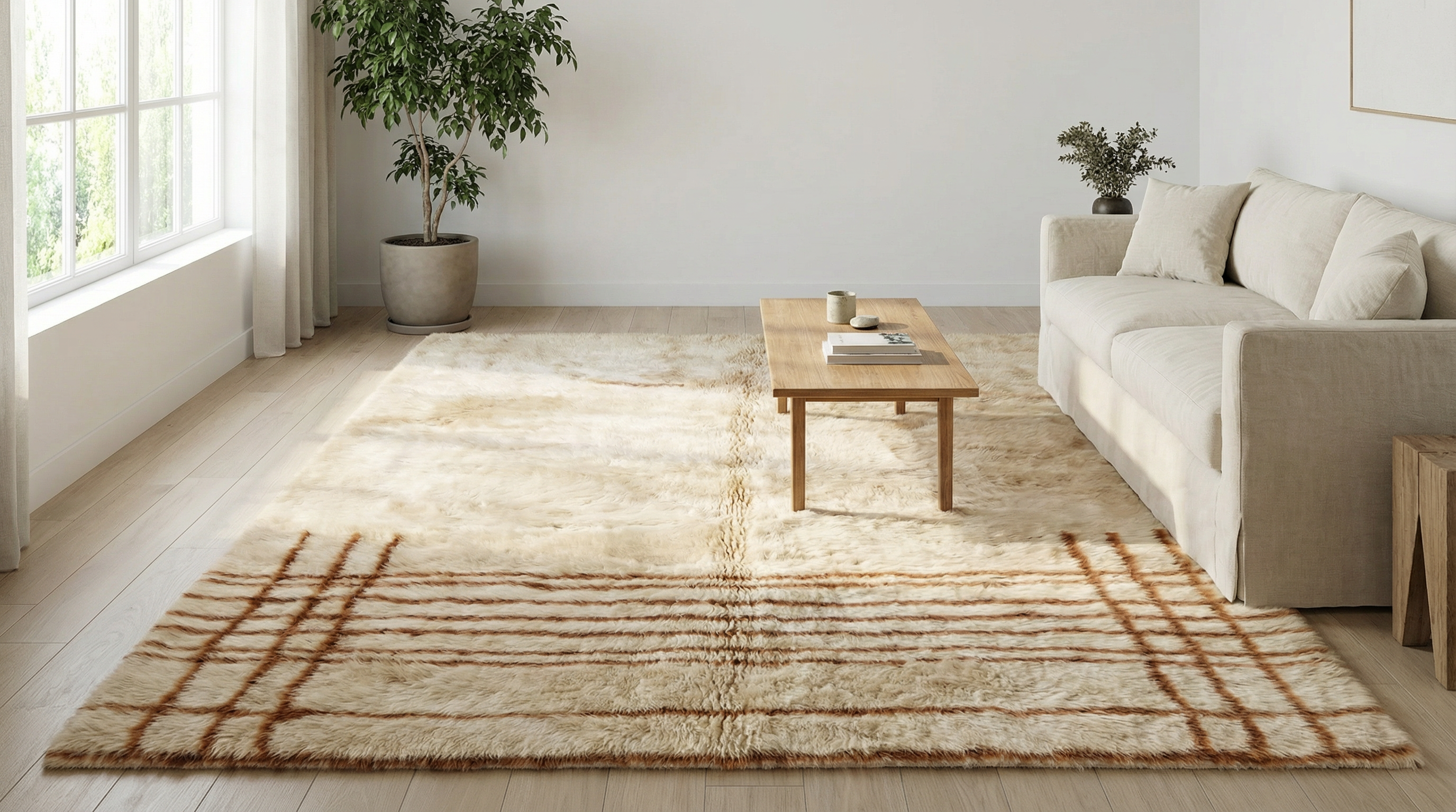 Tapis Beni ourain  Teppich  S 150 x 150  cm 