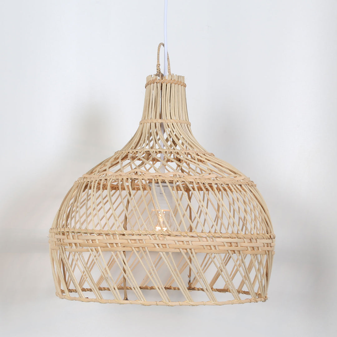 Lampenschirm Rattan Esszimmer 