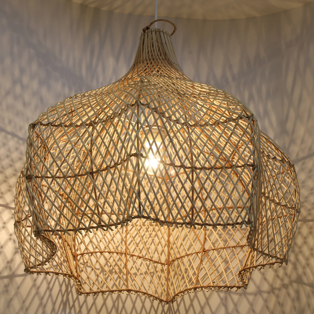 Rattan Deckenleuchte 