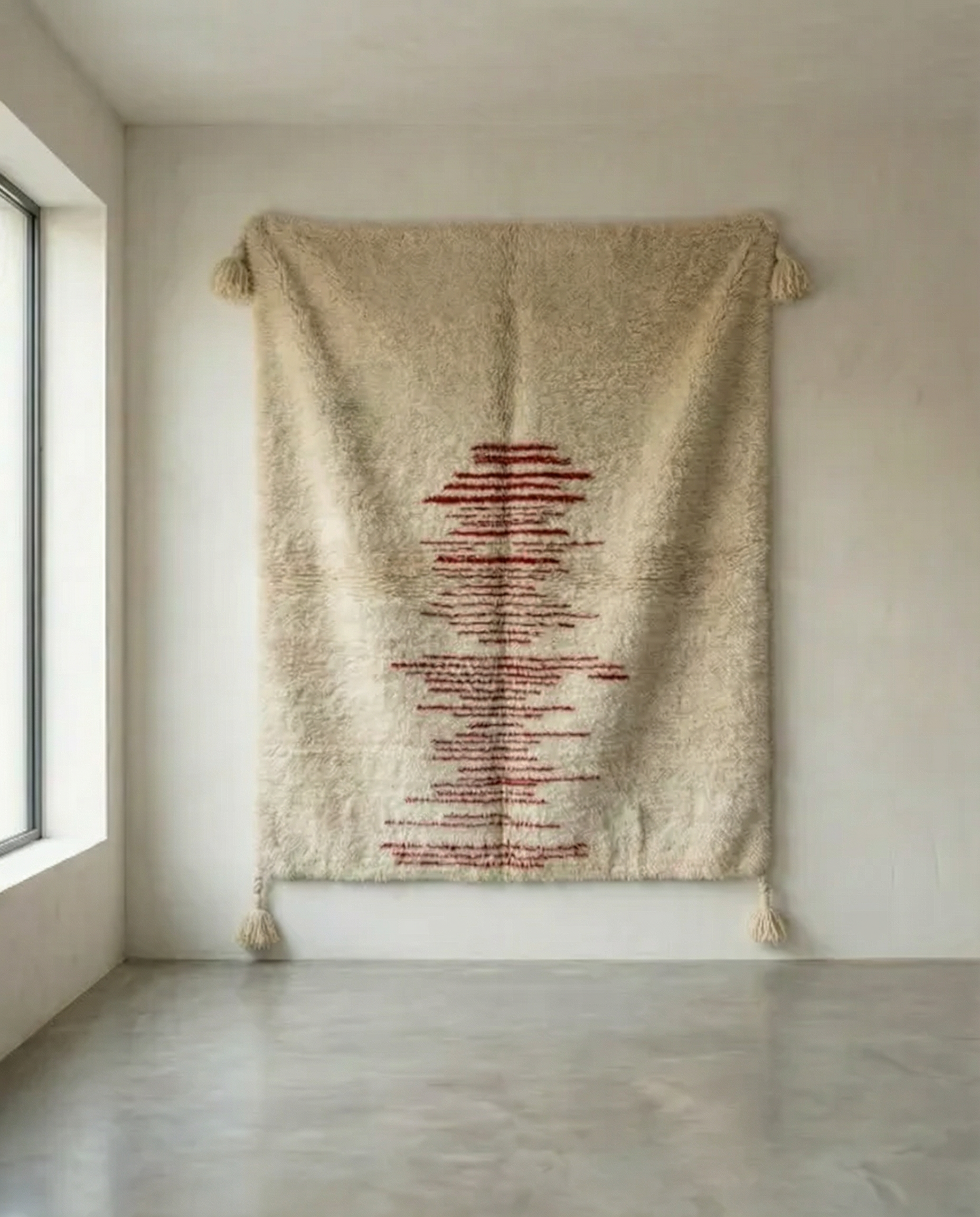 Desert Oasis - Modern Beni Ourain with Earthy Tones