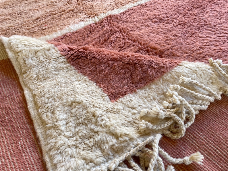 Aicha - Traditional Yellow Cream And Blue Carpet From Fint - Moroccan Rug, Berber Carpet, Custom, Handmade