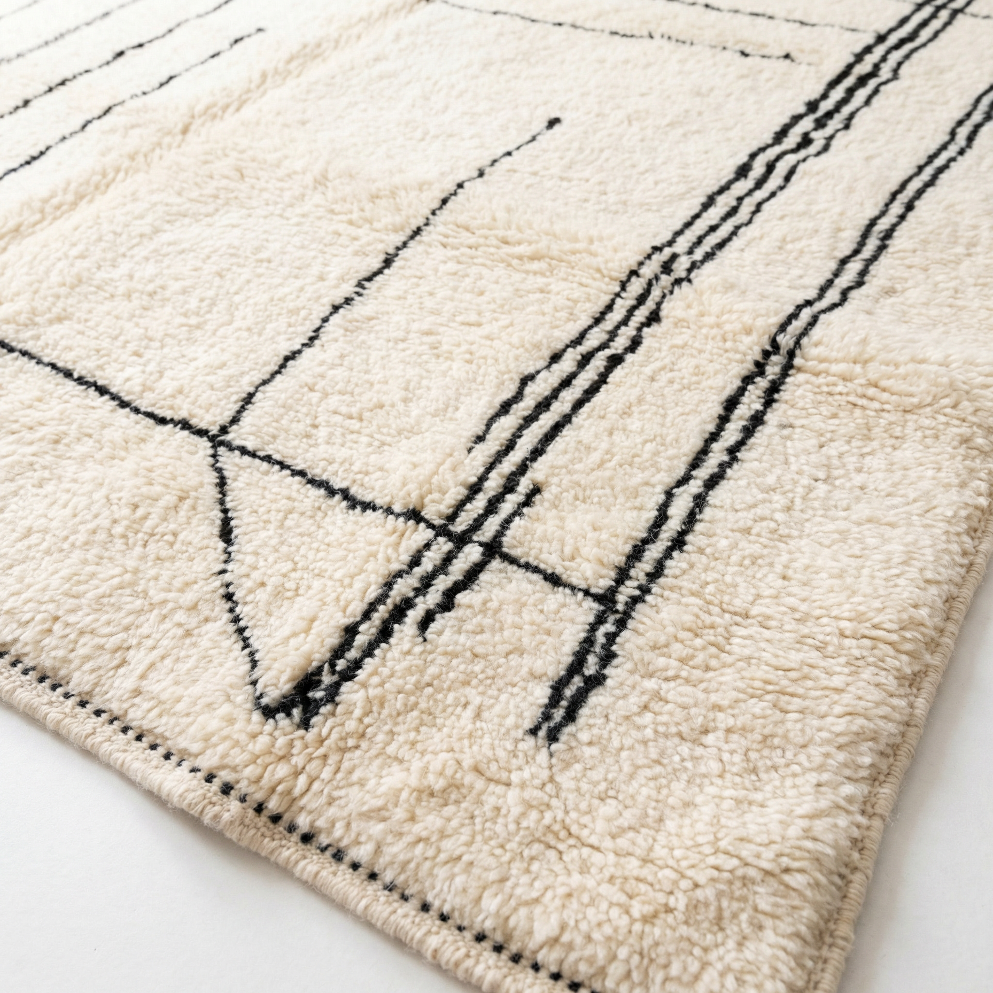 moroccan rug, original beni ourain