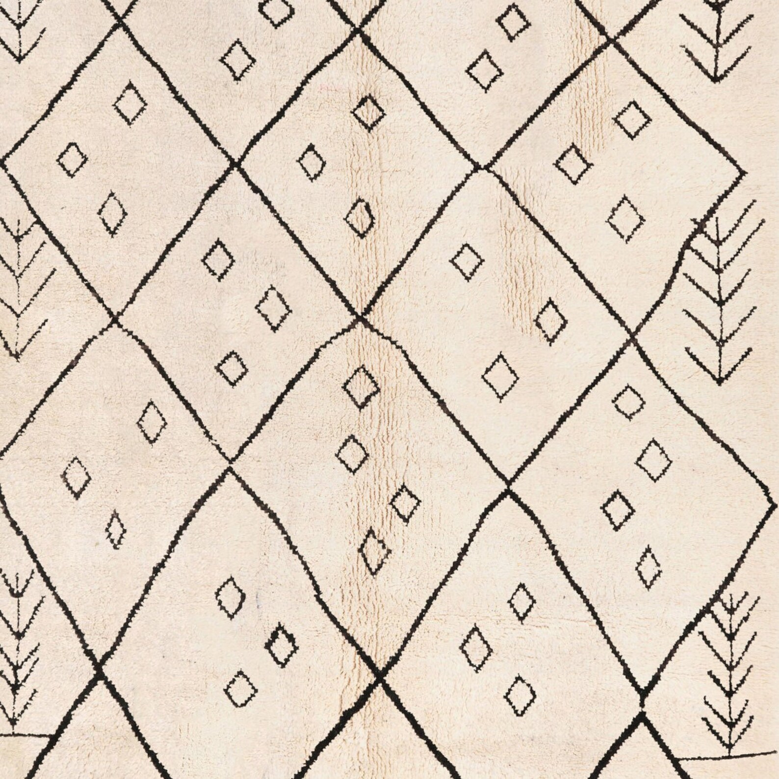 Tapis berbere – Tapis en laine Beni Ourain 