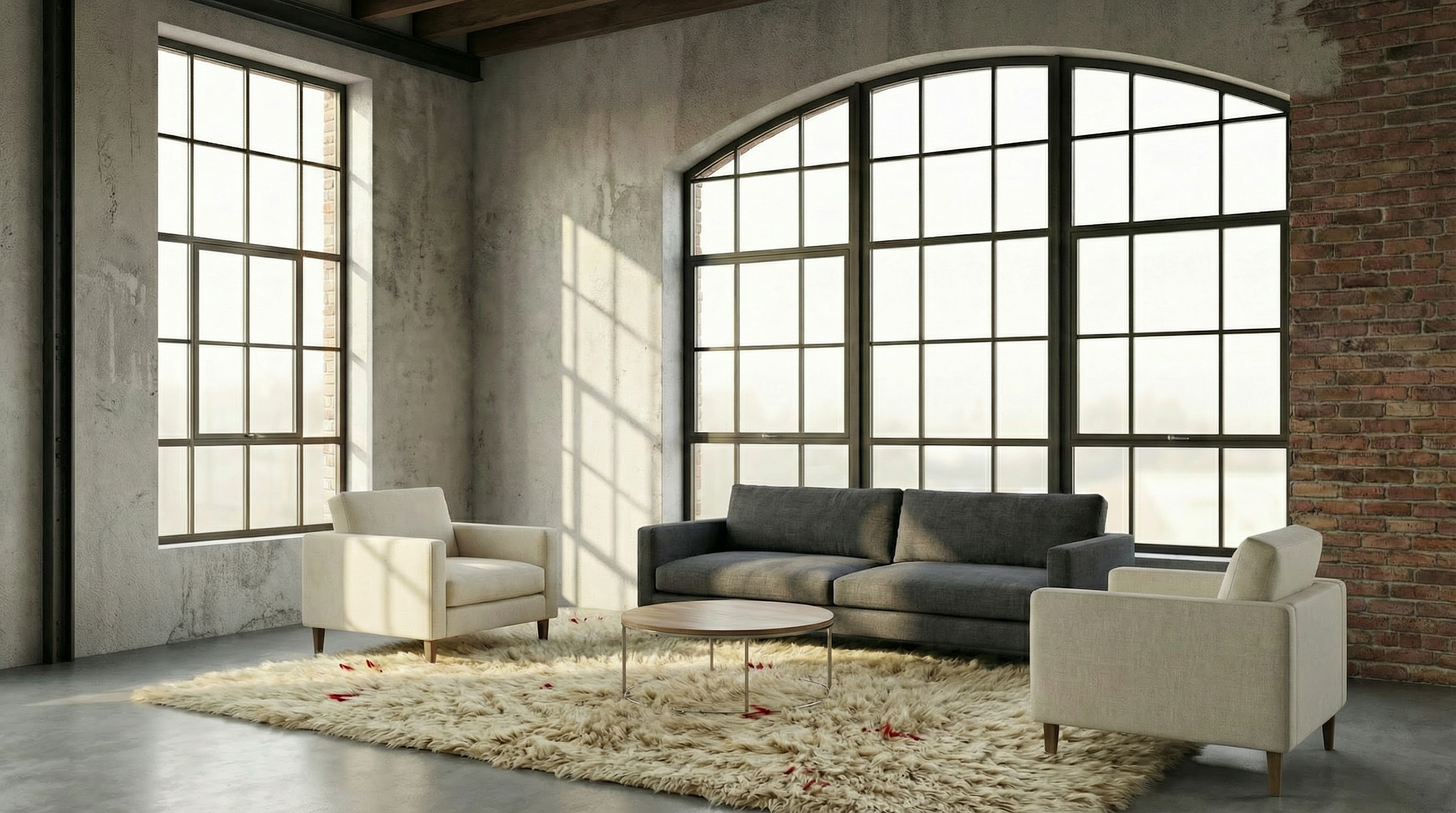 Creamy Geometric Beni Ourain Khaki Green Elements