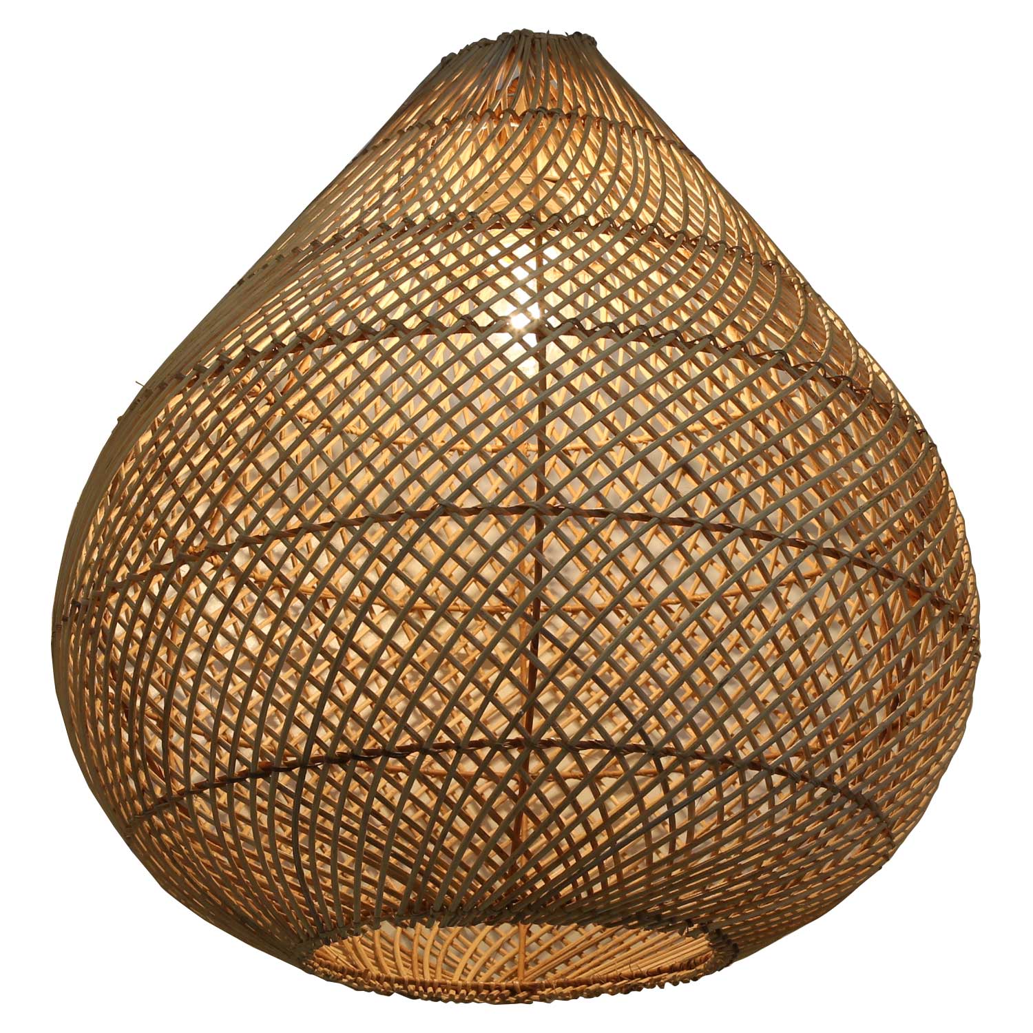Pendelleuchte Rattan Esszimmer Lampe