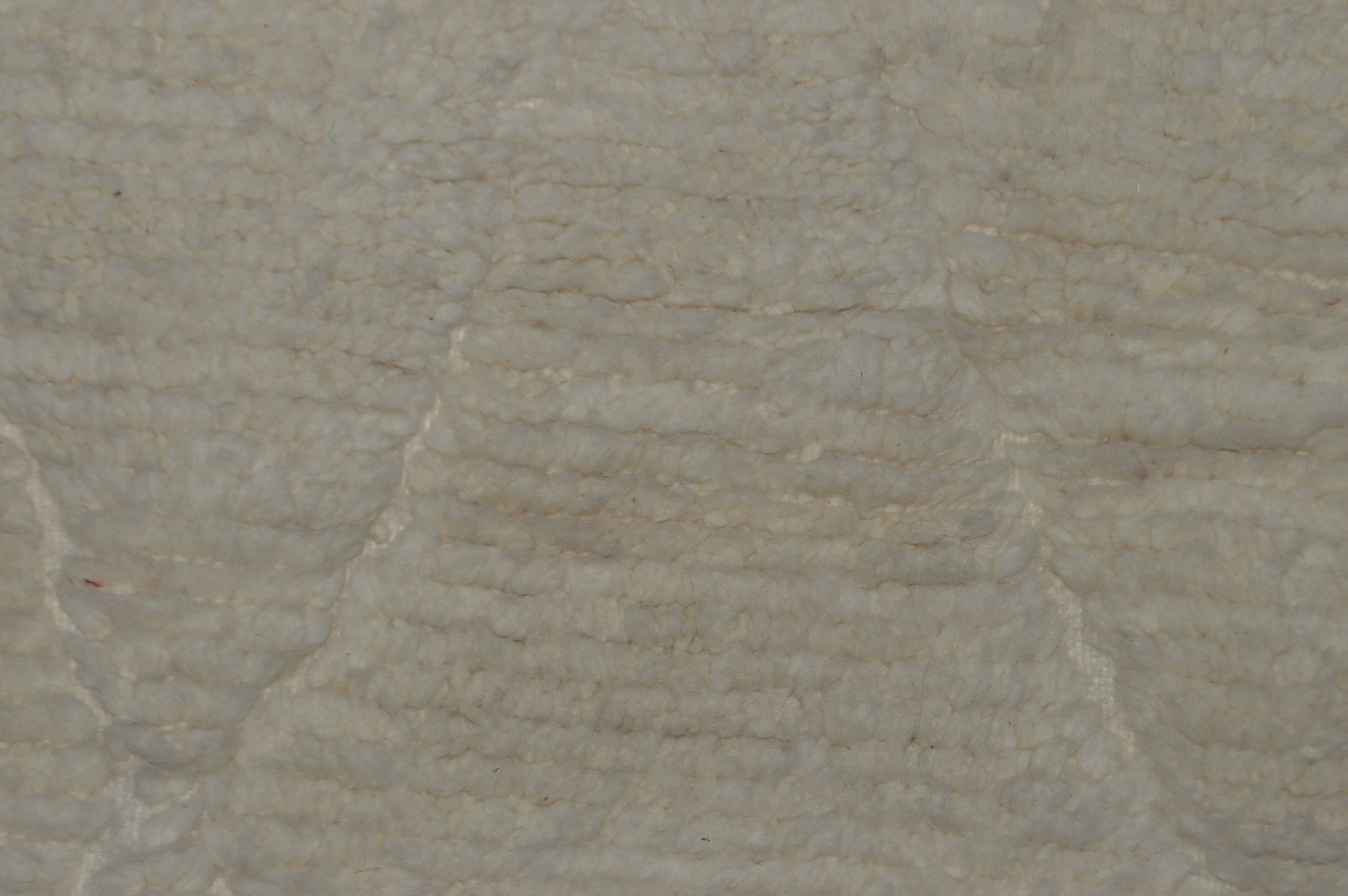 Tapis berbère –  tapis en laine blanc 