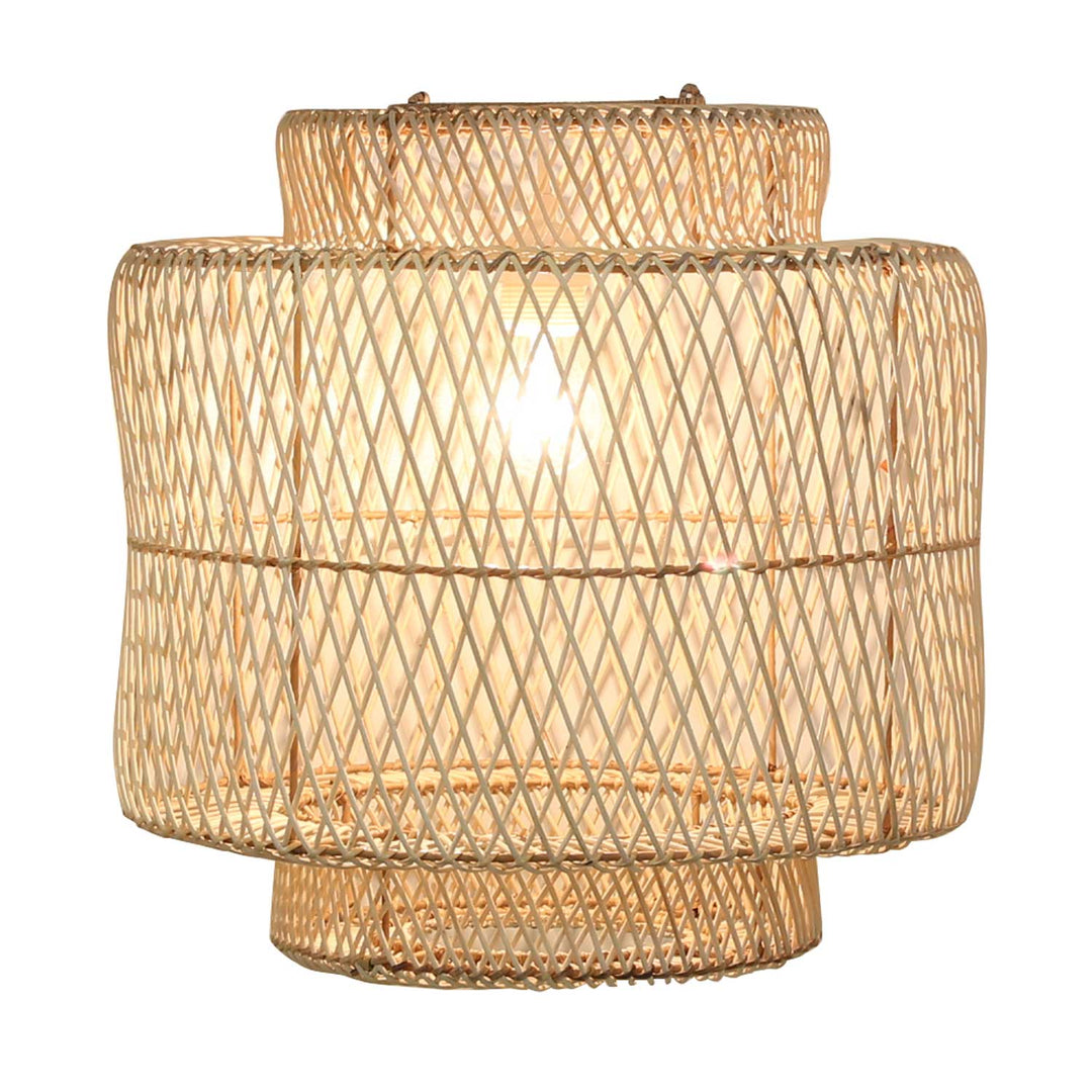 Hängelampe Rattan Boho Style
