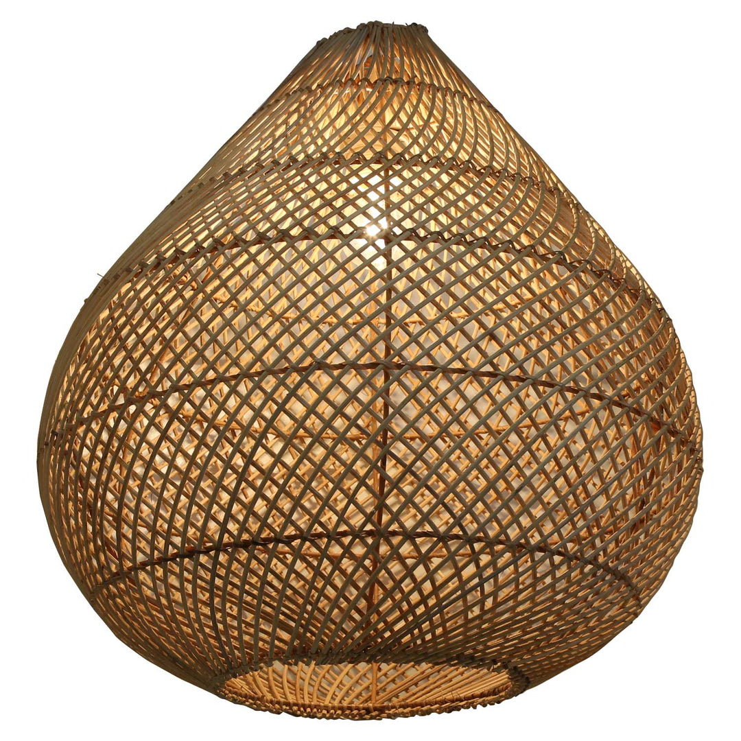 Pendelleuchte Rattan Esszimmer Lampe